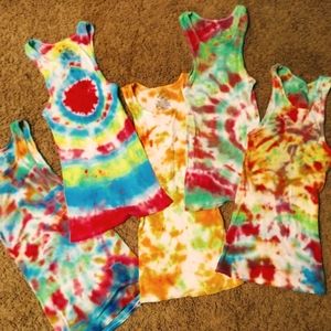 Small tie-dye tank tops brand name George